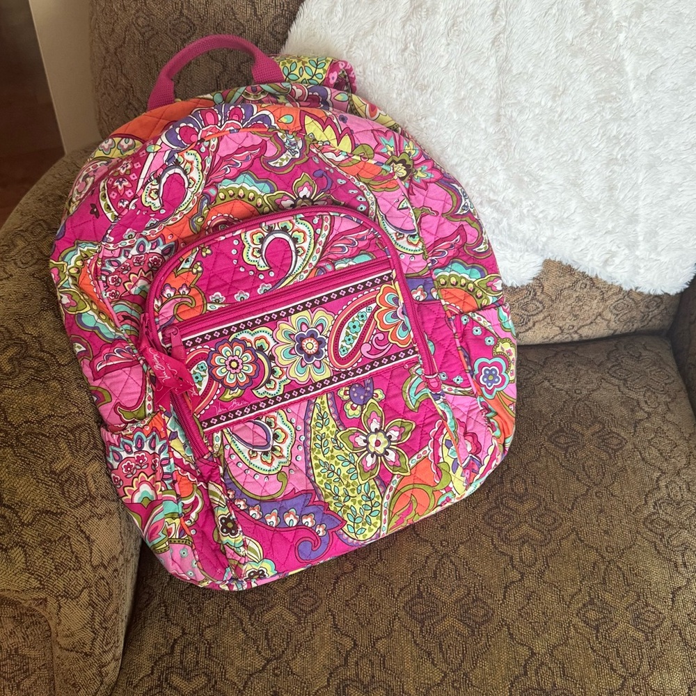 Vera Bradley Pink Swirls Backpack